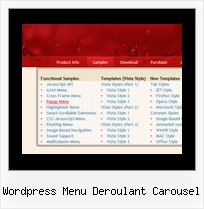 Wordpress Menu Deroulant Carousel Dhtml Popup Fade