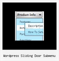 Wordpress Sliding Door Submenu Examples Of Flyout Menus