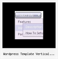 Wordpress Template Vertical Submenu Navigation Bar How To Make