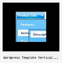 Wordpress Template Vertical Submenu Fade Hover