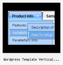 Wordpress Template Vertical Submenu Vertical Navigation Bar Generator