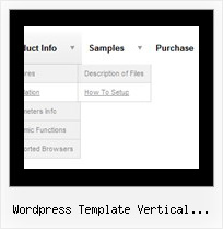 Wordpress Template Vertical Submenu Javascript Make Menu Horizontal