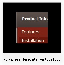 Wordpress Template Vertical Submenu Dhtml Navigation Tree Drag
