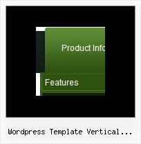 Wordpress Template Vertical Submenu Web Menu