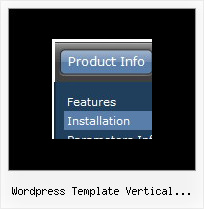 Wordpress Template Vertical Submenu Dhtml Javascript Sample