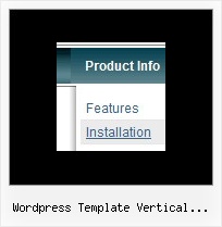 Wordpress Template Vertical Submenu Javascript Expanding Navigation