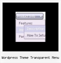 Wordpress Theme Transparent Menu Javascript Ejemplos De Menu