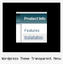 Wordpress Theme Transparent Menu Menu De Java Script