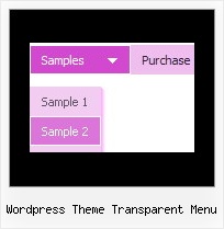 Wordpress Theme Transparent Menu Cross Browser Menu