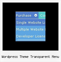 Wordpress Theme Transparent Menu Tree Menu Navigation