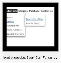 Wysiwygwebbuilder Com Forum Navigationbar Multilevel Html Expanding Menus