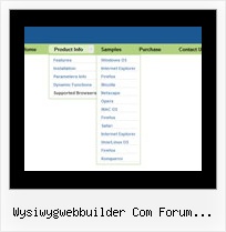 Wysiwygwebbuilder Com Forum Navigationbar Multilevel Menu Bar In Html