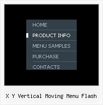 X Y Vertical Moving Menu Flash Simple Menu Javascript