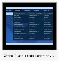 Xzero Classifieds Location Collapse Javascript Static Menu