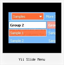 Yii Slide Menu Animated Menus Html Layers