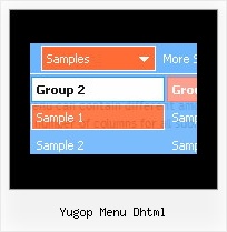 Yugop Menu Dhtml Drop Down Menu Javascript Horizontal