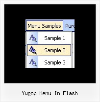 Yugop Menu In Flash Web Menu Software