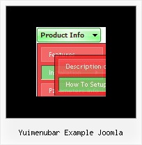 Yuimenubar Example Joomla How To Make Mouseover Menu Java