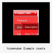 Yuimenubar Example Joomla Dhtml Menu Javascript With Frames Page