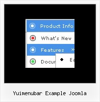 Yuimenubar Example Joomla Dhtml Menu System