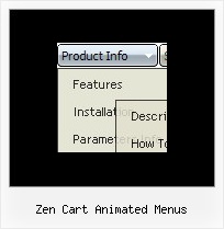 Zen Cart Animated Menus Dynamic Collapsing Menu