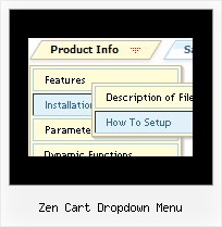 Zen Cart Dropdown Menu Expanding Menu Tree