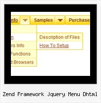 Zend Framework Jquery Menu Dhtml Collapsible Expandable Menu
