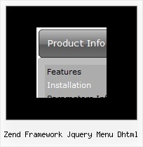 Zend Framework Jquery Menu Dhtml Menus Sample Code Using Javascript