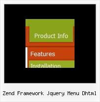 Zend Framework Jquery Menu Dhtml Xp Menu Webmenu