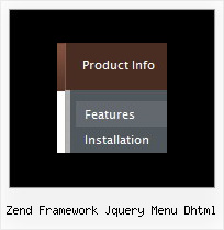 Zend Framework Jquery Menu Dhtml Javascript Drop Down As Link
