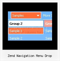 Zend Navigation Menu Drop Menu Navigation Script