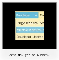 Zend Navigation Submenu Vertical Menu Bar In Java Script