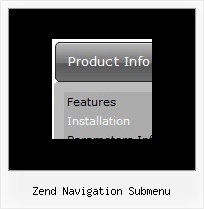 Zend Navigation Submenu Transparent Javascript Drop Down Navigation