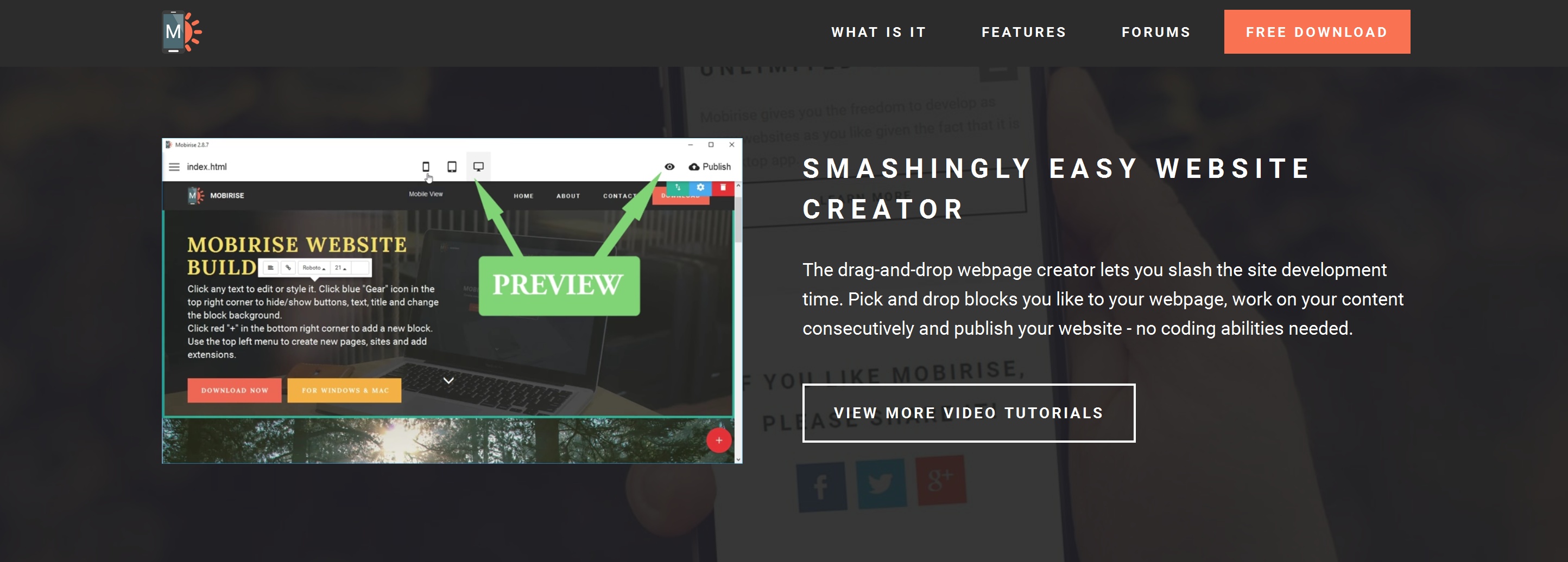 Simple HTML5 Web Page  Creator Software