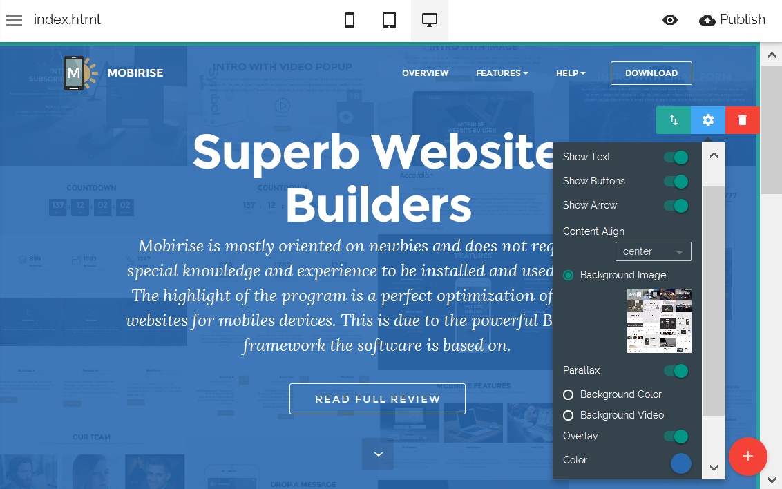 Responsive Web Editor