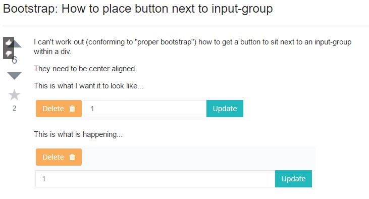  The best way to  set button  upon input-group