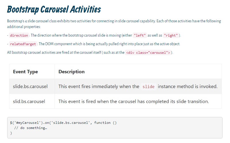  Bootstrap Carousel Autoplay 