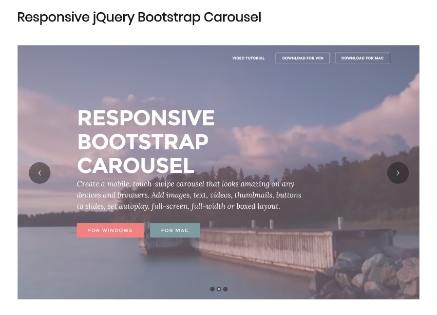  Responsive Bootstrap Carousel 